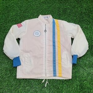 Vintage 80s Bell Racing Jacket S/M 20x24 Sherpa-Lined USA